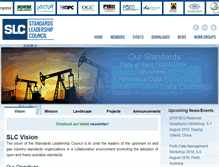 Tablet Screenshot of oilandgasstandards.org